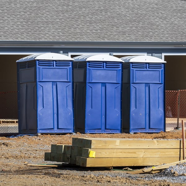 are there any restrictions on what items can be disposed of in the portable toilets in Nebo